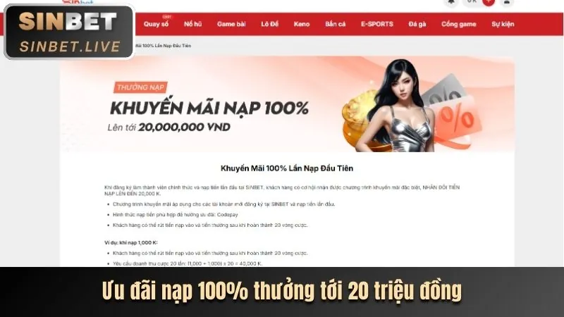 Thưởng nạp lại ibet188